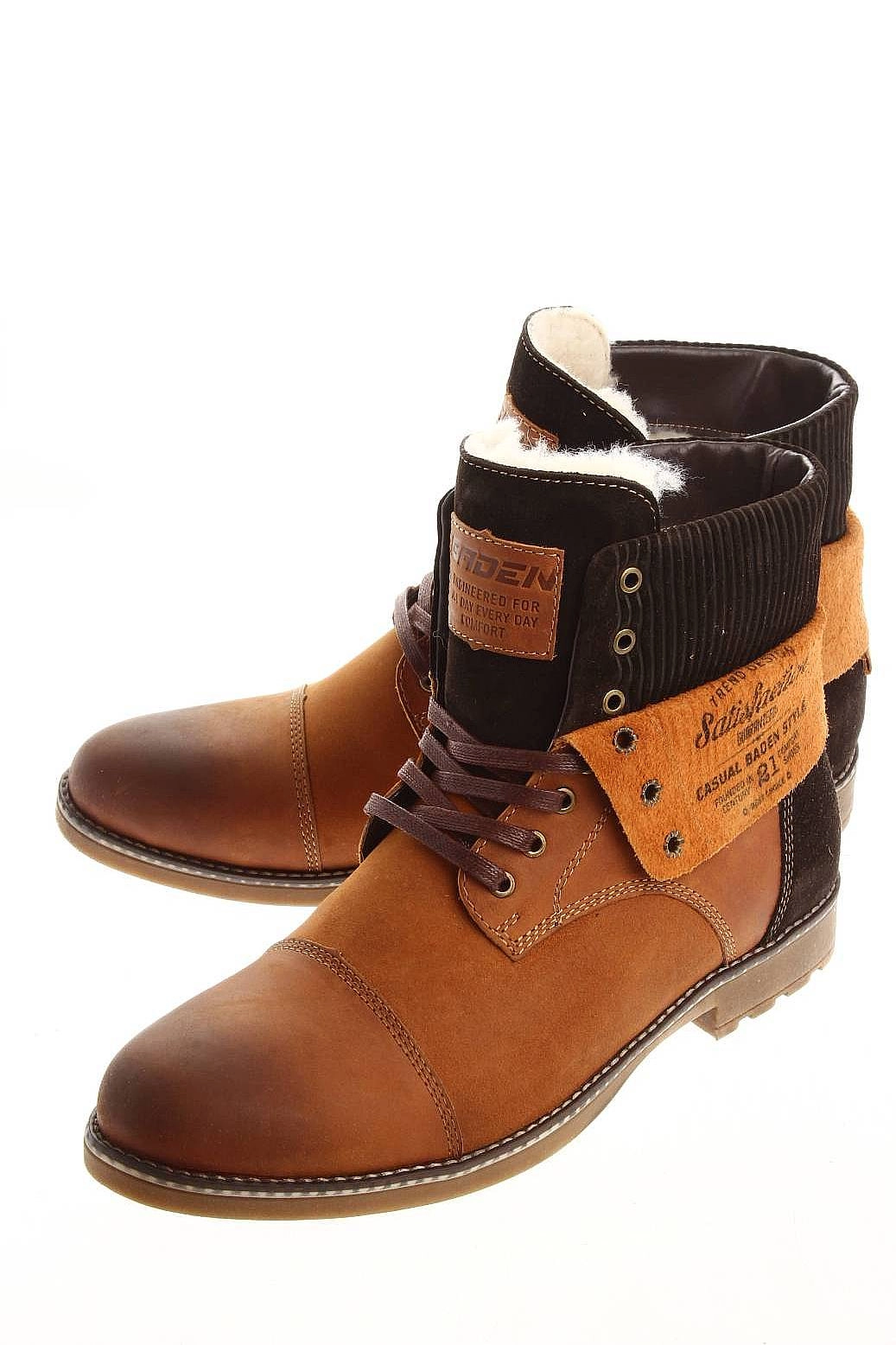 Ботинки Baden коричневые WA004-012 купить в Екатеринбурге за 2750 руб